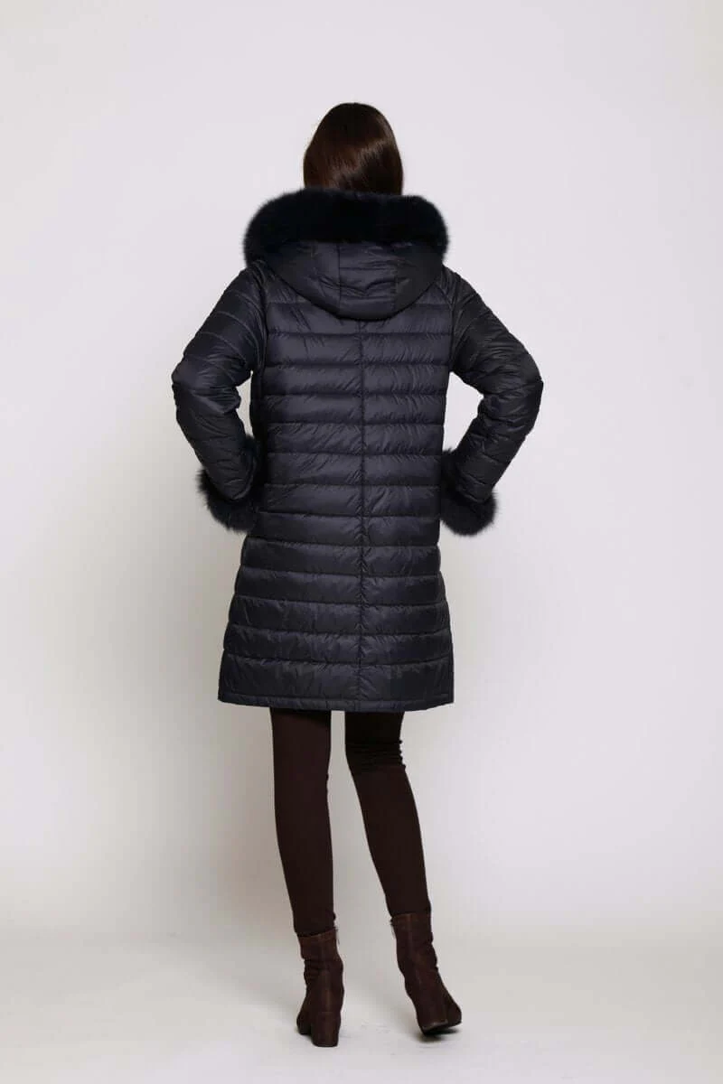 #1263HD  Genuine down reverses to layered rabbit  $1099 60% off  $390 - Image 6