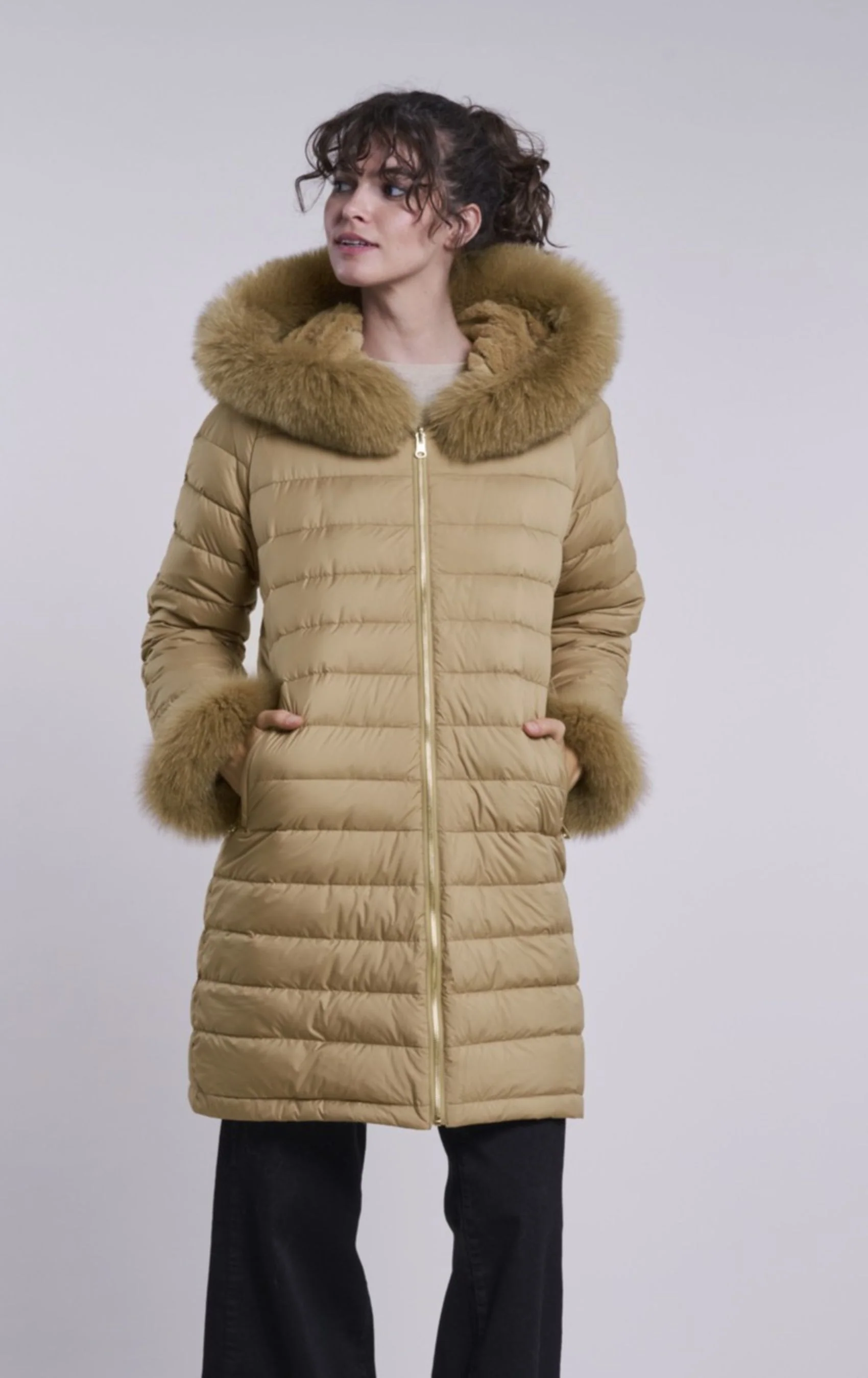 #1263HD  Genuine down reverses to layered rabbit  $1099 60% off  $390 - Image 7