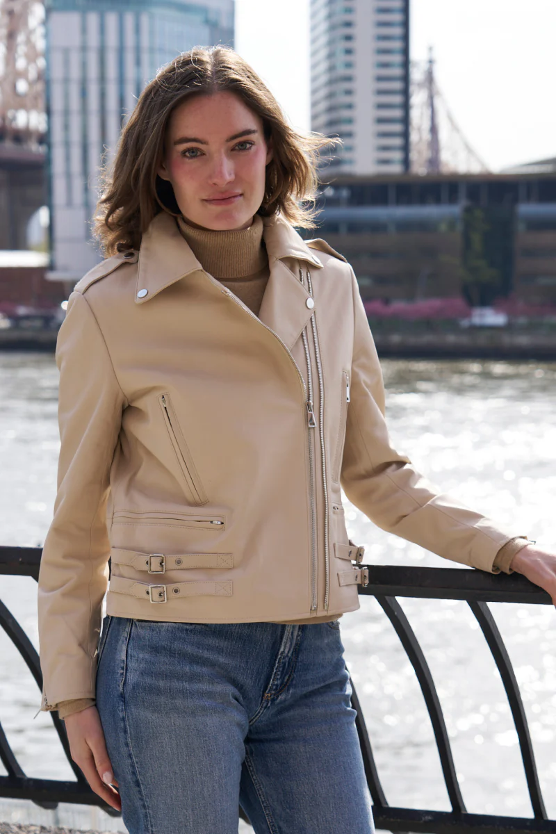 #421 Leather Moto Jacket SOLD OUT - Image 6