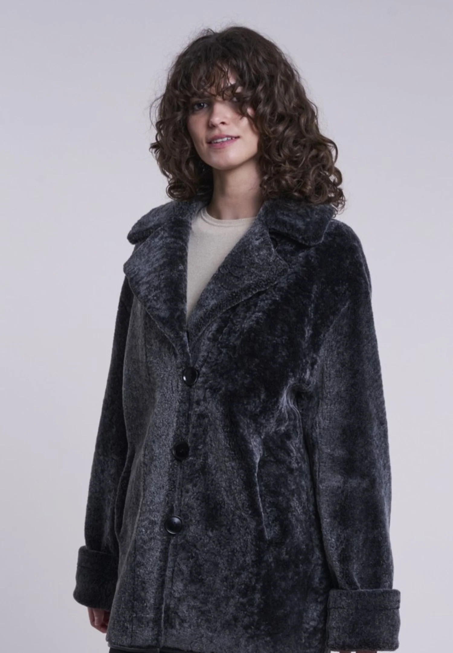247HD Hooded shearling Topper Final Clerance $500 - Image 4