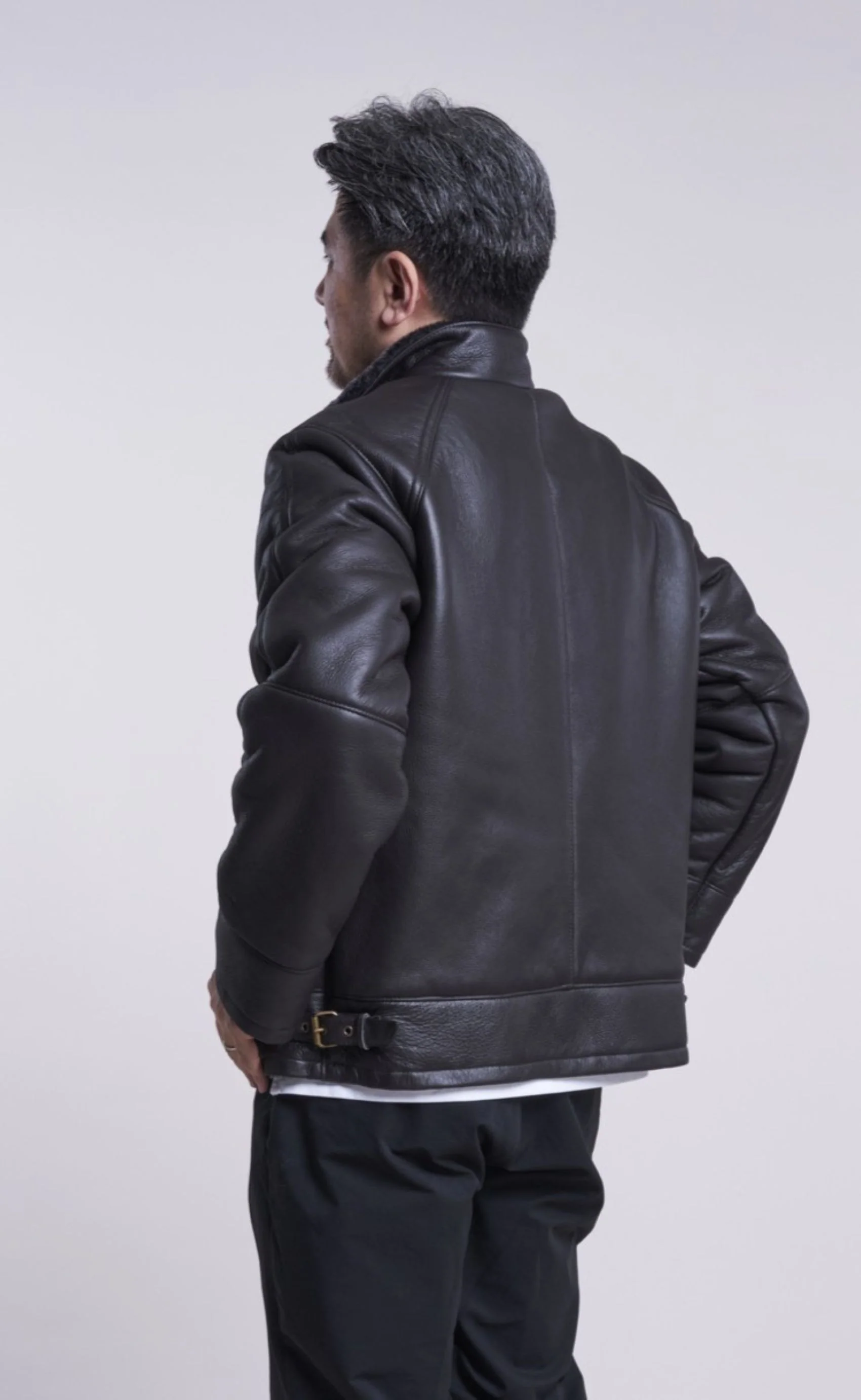 501 Genuine shearling bomber jacket - Image 3