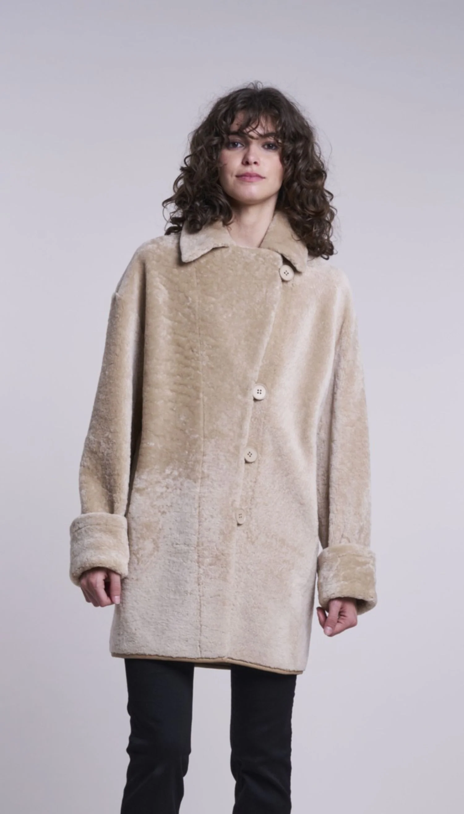 242   Reversible Shearling Coat     Clerance  limited stock  $500 - Image 3